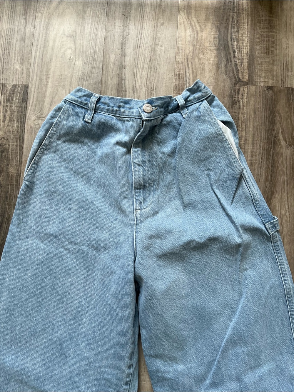 Shaina Mote Light Blue Wide Leg Women’s Jeans - Picture 2 of 4